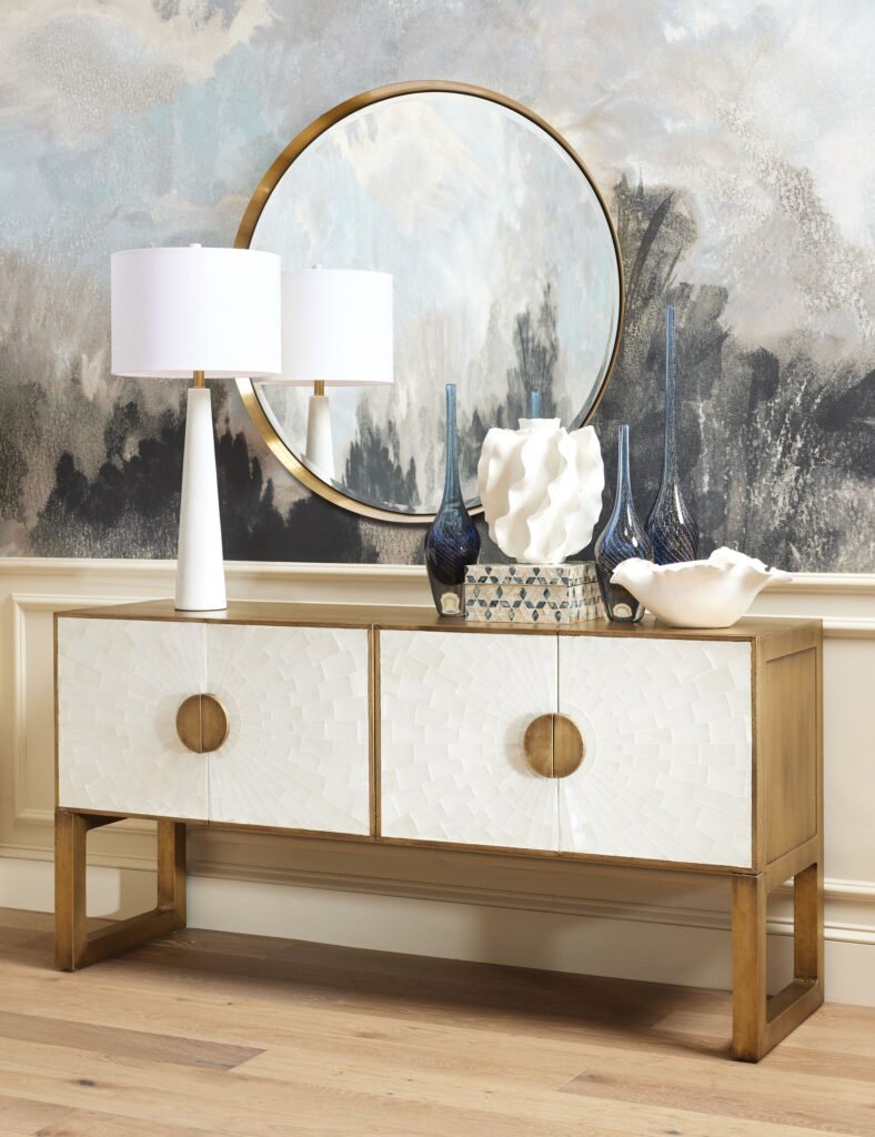 Decorative Matte White Catchall - White