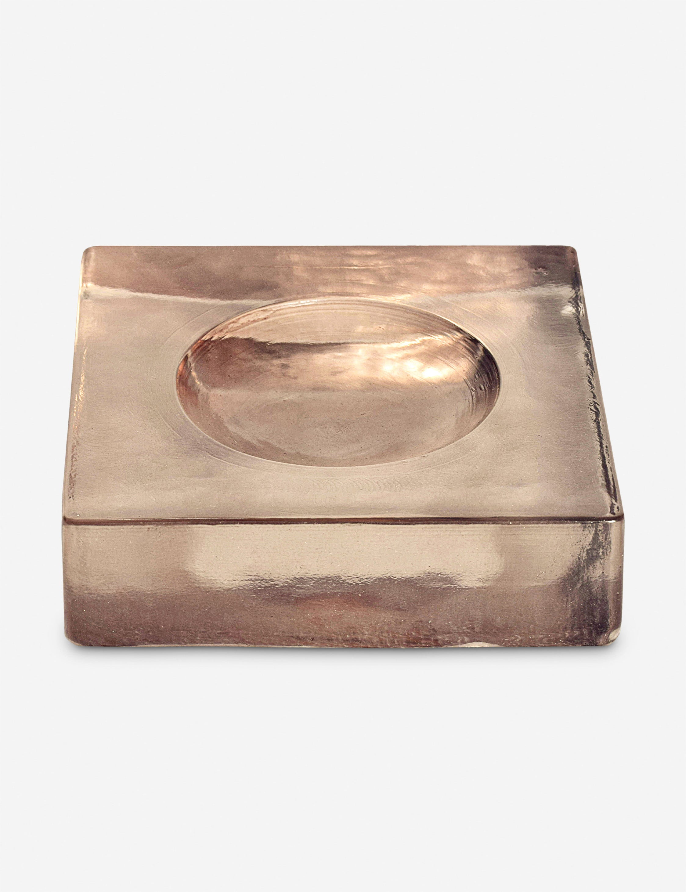 Modern Vintage Glass Catchall - Amber - Image 4
