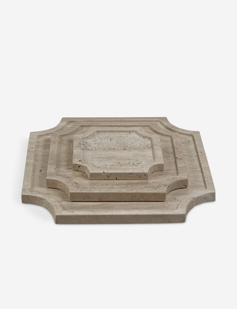 Organic Natural Stone Tray - Large